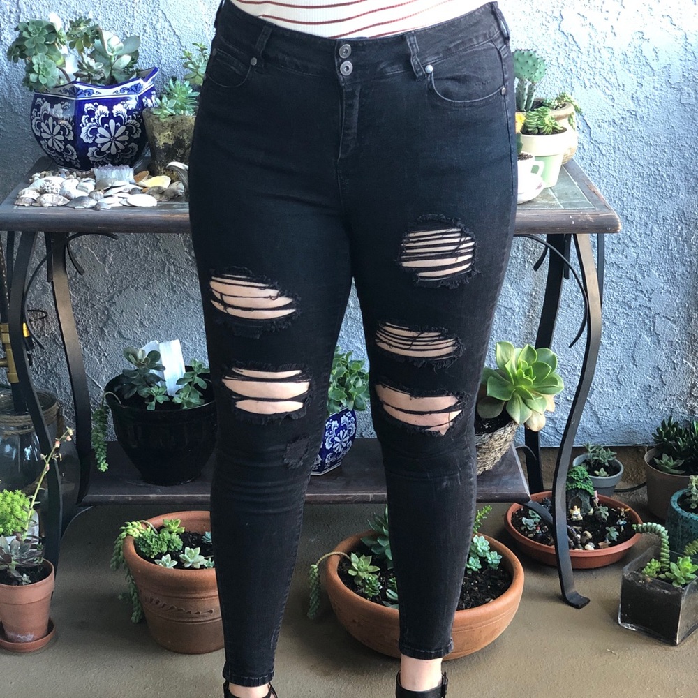 High wasted jeans